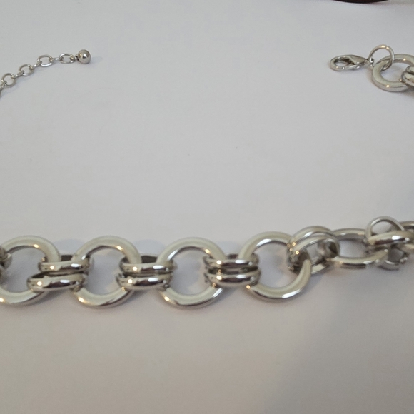 SILVER TONE NECKLACE MOBIUS, Gift Boxed #4 - Picture 7 of 12